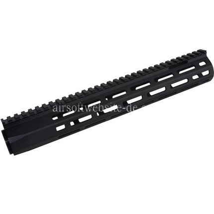 E&C 13 Zoll URX-4 M-Lok Handschutz Schienen System Geeignet für M4 M16 Serie AEG Gewehre Airsoft Schwarz