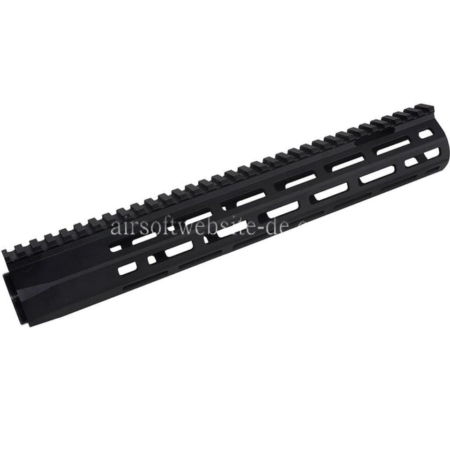E&C 13 Zoll URX-4 M-Lok Handschutz Schienen System Geeignet für M4 M16 Serie AEG Gewehre Airsoft Schwarz