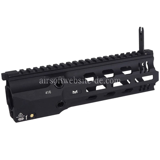 E&C GRIDLOK Stil 9 Zoll Komplette M-Lok Handschutz Schienen System Geeignet für E&C 416 Serie AEG Gewehre Airsoft Schwarz