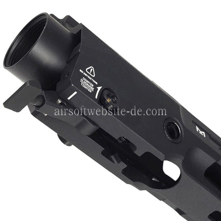 E&C GRIDLOK Stil 9 Zoll Komplette M-Lok Handschutz Schienen System Geeignet für E&C 416 Serie AEG Gewehre Airsoft Schwarz