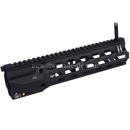 E&C GRIDLOK Stil 11 Zoll Komplette M-Lok Handschutz Schienen System Geeignet für E&C 416 Serie AEG Gewehre Airsoft Schwarz