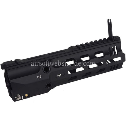 E&C GRIDLOK Stil Lightspeed 9 Zoll Komplette M-Lok Handschutz Schienen System Geeignet für E&C 416 Serie AEG Gewehre Airsoft Schwarz