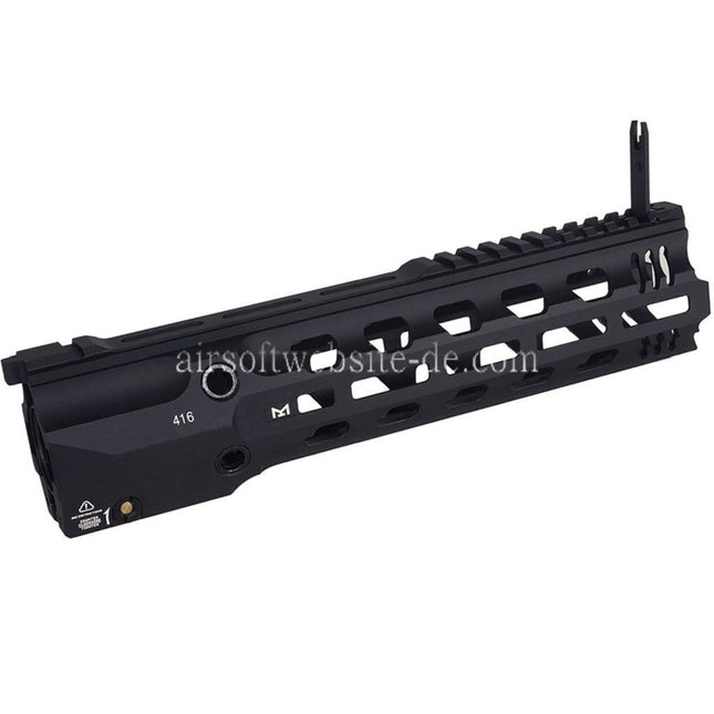 E&C GRIDLOK Stil Lightspeed 11 Zoll Komplette M-Lok Handschutz Schienen System Geeignet für E&C 416 Serie AEG Gewehre Airsoft Schwarz