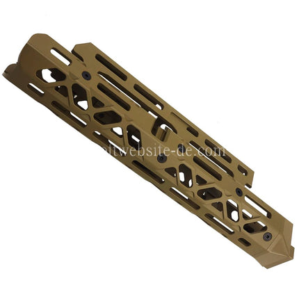 5KU KPYK CRC 1U020B Stil 290mm Mittellang M-LOK Obere Untere Handschutz Schienen System Geeignet für Tokyo Marui AKM AK105 AKS-74U Serie GBB Gewehre Airsoft