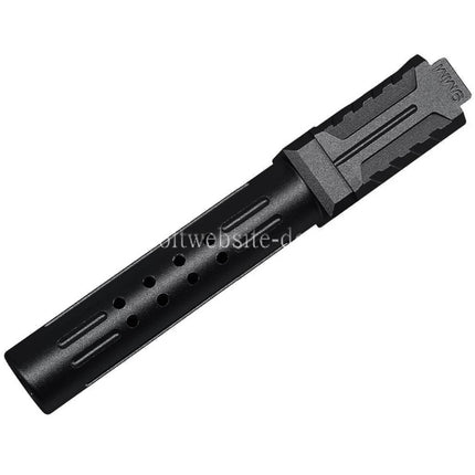 5KU CNC Aluminum BRA Stil Ported Außenlauf Geeignet für Umarex / VFC G19 Gen.3 Serie GBB Pistolen Airsoft