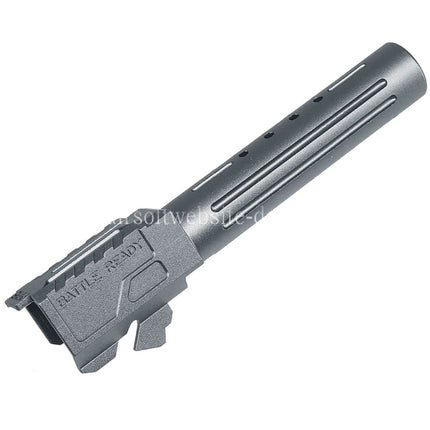5KU CNC Aluminum BRA Stil Ported Außenlauf Geeignet für Umarex / VFC G19 Gen.3 Serie GBB Pistolen Airsoft