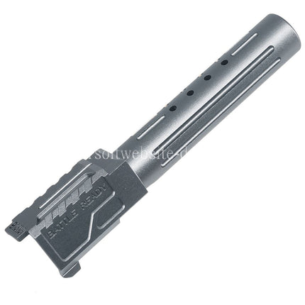 5KU CNC Aluminum BRA Stil Ported Außenlauf Geeignet für Tokyo Marui G19 Gen.3 Serie GBB Pistolen Airsoft