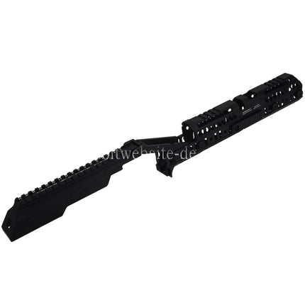 5KU SPORT-4 Stil Handschutz Schienen System B33 Staubschutzhülle Set Geeignet für Tokyo Marui AKM Serie GBB Gewehre Airsoft Schwarz