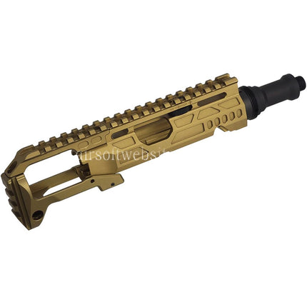 5KU Karabinergewehr Umbausatz Typ-C mit M1913 Schienenschaft Adapter Geeignet für Action Army AAP-01 Serie GBB Pistolen Airsoft