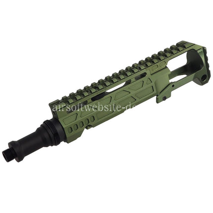 5KU Karabinergewehr Umbausatz Typ-C mit M1913 Schienenschaft Adapter Geeignet für Action Army AAP-01 Serie GBB Pistolen Airsoft