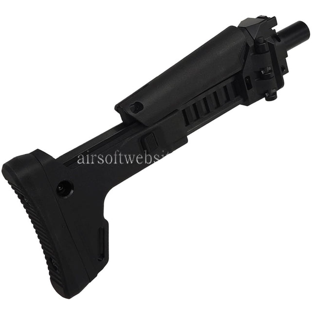 BBT ACR Stil 7-fach teleskopierbar Seitlich klappbarer Schaft Geeignet fur Maruyama ISO556 GBB SMG Gewehre Schwarz