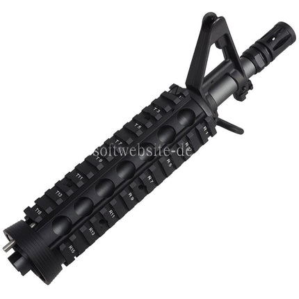 CYMA CGS MK18 MOD.0 CQBR RIS Handschutz Schienen System Front Set Geeignet für CYMA CGS Tokyo Marui M4 Serie MWS GBB Gewehre Airsoft Schwarz