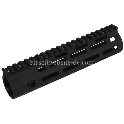 E&C 8.5 Zoll URX-4 M-Lok Handschutz Schienen System Geeignet für M4 M16 Serie AEG Gewehre Airsoft Schwarz