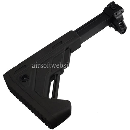 E&C 5-Positions Einziehbarer Klappschaft Geeignet für 20mm Picatinny Schiene E&C SIG MPX MCX Serie Gewehre Airsoft
