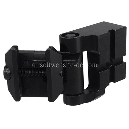 5KU Schaftscharnieradapter Geeignet für 20mm Picatinny Schiene PT-1 PT-3 Serie Klappschaft Schwarz