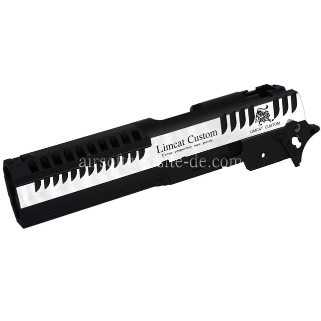 5KU CNC Aluminum LimCat Custom Stil Mitte Rahmen Schlitten Set Geeignet für Tokyo Marui Hi-Capa 5.1 Serie GBB Pistolen Airsoft