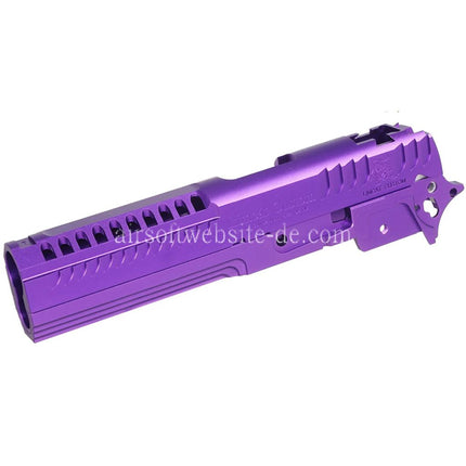 5KU CNC Aluminum LimCat Custom Stil Mitte Rahmen Schlitten Set Geeignet für Tokyo Marui Hi-Capa 5.1 Serie GBB Pistolen Airsoft