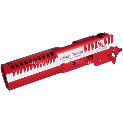 5KU CNC Aluminum LimCat Custom Stil Mitte Rahmen Schlitten Set Geeignet für Tokyo Marui Hi-Capa 5.1 Serie GBB Pistolen Airsoft