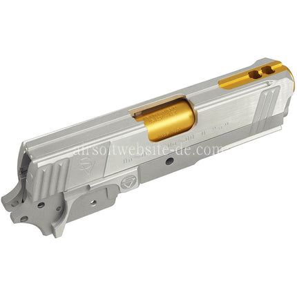 Bomber Airsoft CNC Aluminum SVI Infinity Tiki Stil Lauf Schlitten Mitte Rahmen Kit Set Geeignet für Tokyo Marui Hi-Capa 5.1 Serie GBB Pistolen