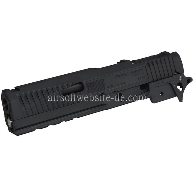 Bomber Airsoft CNC Aluminum TRIARC System Stil Lauf Schlitten Mitte Rahmen Kit Set Geeignet für Tokyo Marui Hi-Capa Serie GBB Pistolen Titangrau