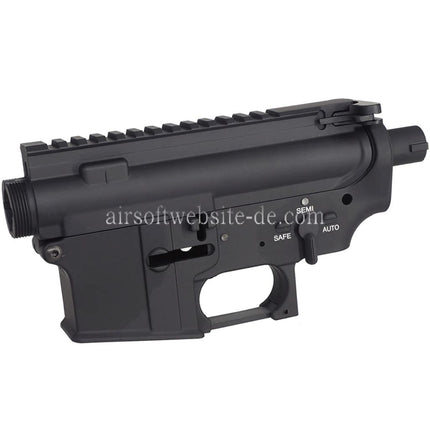 E&C QD Schnellverschluss System Metallgehäuse Obere Untere Empfänger Geeignet für E&C Tokyo Marui M4 M16 Serie AEG Gewehre Airsoft Schwarz