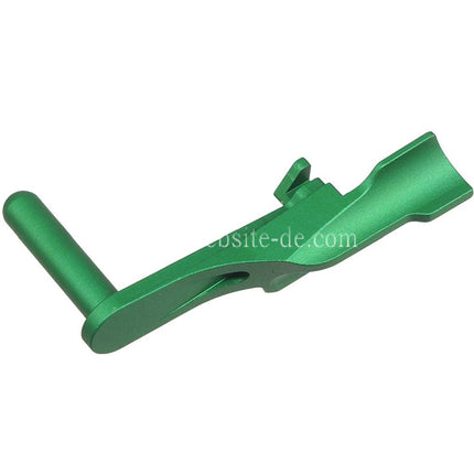 5KU CNC Aluminium Schlittenfanghebel Typ-2 Geeignet für WE Tokyo Marui Hi-Capa Serie GBB Pistolen Airsoft