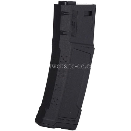 CYMA EMG Strike Industries 220rd Polymer Mid-Cap Magazin Geeignet fur M4 M16 Serie AEG Gewehre Airsoft Schwarz