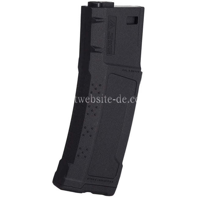 CYMA EMG Strike Industries 220rd Polymer Mid-Cap Magazin Geeignet fur M4 M16 Serie AEG Gewehre Airsoft Schwarz
