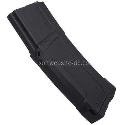 CYMA EMG Strike Industries 220rd Polymer Mid-Cap Magazin Geeignet fur M4 M16 Serie AEG Gewehre Airsoft Schwarz