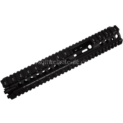 CYMA Daniel Defense CNC Aluminum 12.5 Zoll Free Float RIS II FSP Handschutz Schienen System Geeignet für M4 M16 Serie AEG Gewehre Airsoft