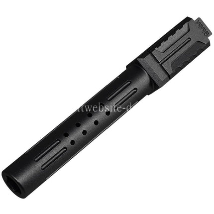 5KU CNC Aluminum BRA Stil Ported Außenlauf Geeignet für Tokyo Marui G17 Gen.3 Serie GBB Pistolen Airsoft
