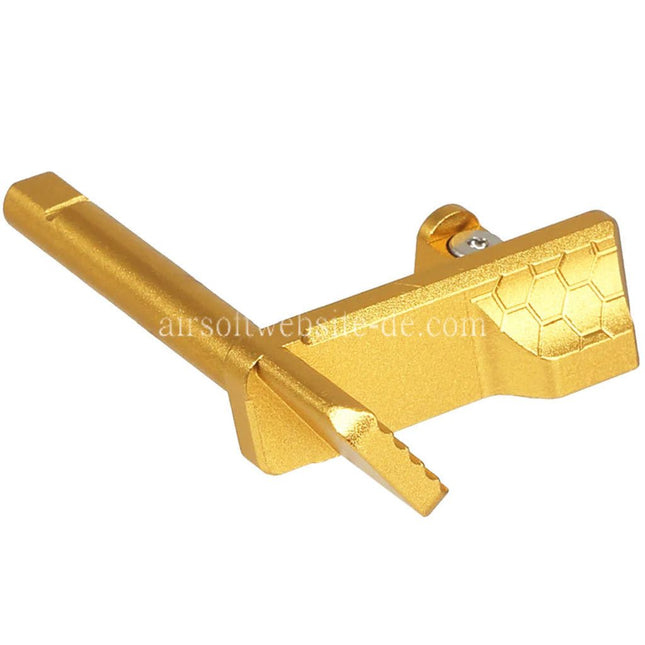 5KU CNC Aluminum Daumenablage Schlittenfanghebel Hive Geeignet für KJ Works ASG CZ Shadow2 Serie GBB Pistolen Airsoft