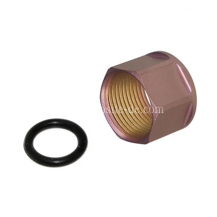 5KU Hexagon Laufgewinde Schutzabdeckung -14mm CCW gegen den Uhrzeigersinn Geeignet für Tokyo Marui G17 GBB Pistolen Airsoft