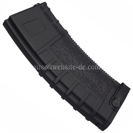CYMA 400rd Pull-Tab Polymer Wicklung Hi-Cap Magazin Geeignet für M4 M16 Serie AEG Gewehre Airsoft Schwarz