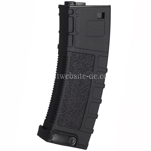 CYMA 190rd Pull-Tab Polymer Mid-Cap Magazin Geeignet für M4 M16 Serie AEG Gewehre Airsoft Schwarz