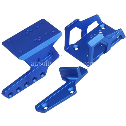 5KU CNC Aluminum Exoskeleton Optikmontage mit Daumenablage Geeignet für Tokyo Marui Hi-Capa Serie GBB Pistolen Airsoft