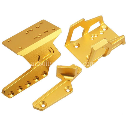 5KU CNC Aluminum Exoskeleton Optikmontage mit Daumenablage Geeignet für Tokyo Marui Hi-Capa Serie GBB Pistolen Airsoft