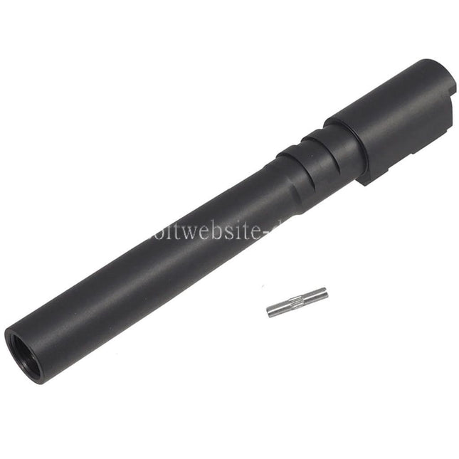 5KU Edelstahl äußere Lauf +11mm CW Gewinde im Uhrzeigersinn Geeignet für KJ Works ASG CZ Shadow2 Serie GBB Pistolen Airsoft