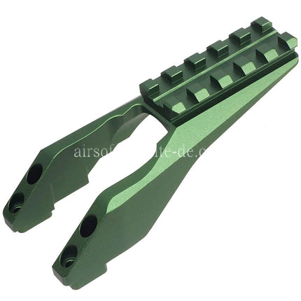 5KU CNC Aluminum M1913 20mm Schiene Optik Montage Geeignet für MMS Handguard CYMA AKM AK74 AK104 AK105 Serie Gewehre