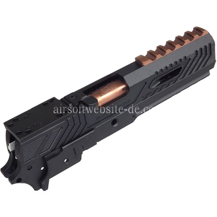 5KU CNC Aluminum Limcat Wildcat Tracker Carry Optik Lauf Schlitten Mitte Rahmen Kit Geeignet für Tokyo Marui Hi-Capa Serie GBB Pistolen Airsoft