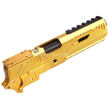 5KU CNC Aluminum Limcat Wildcat Tracker Carry Optik Lauf Schlitten Mitte Rahmen Kit Geeignet für Tokyo Marui Hi-Capa Serie GBB Pistolen Airsoft