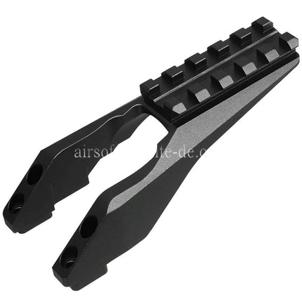 5KU CNC Aluminum M1913 20mm Schiene Optik Montage Geeignet für MMS Handguard Tokyo Marui AKM Serie Gewehre