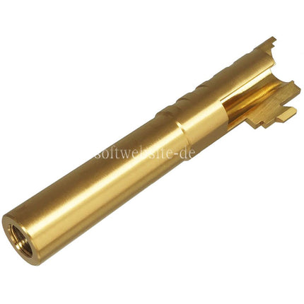 5KU 4.3 Zoll Edelstahl Infinity SVP .45ACP äußere Lauf +11mm CW Im Uhrzeigersinn Gewinde Geeignet für Hi-Capa 4.3 Serie GBB Pistolen Airsoft