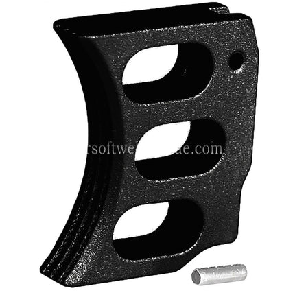 5KU Aluminum Drei-Loch Skelettiert Abzug Lang Geeignet für Tokyo Marui Hi-Capa 1911 Serie GBB Pistolen