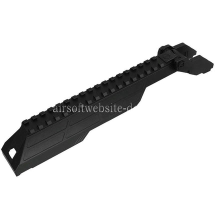 5KU CNC Aluminum M1913 20mm Schiene Empfängers Abdeckung Geeignet für MMS Handschutz Tokyo Marui AKM Serie Gewehre